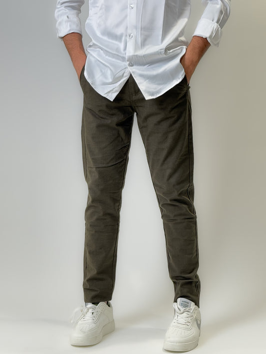 Cotton Pant - Dark Green