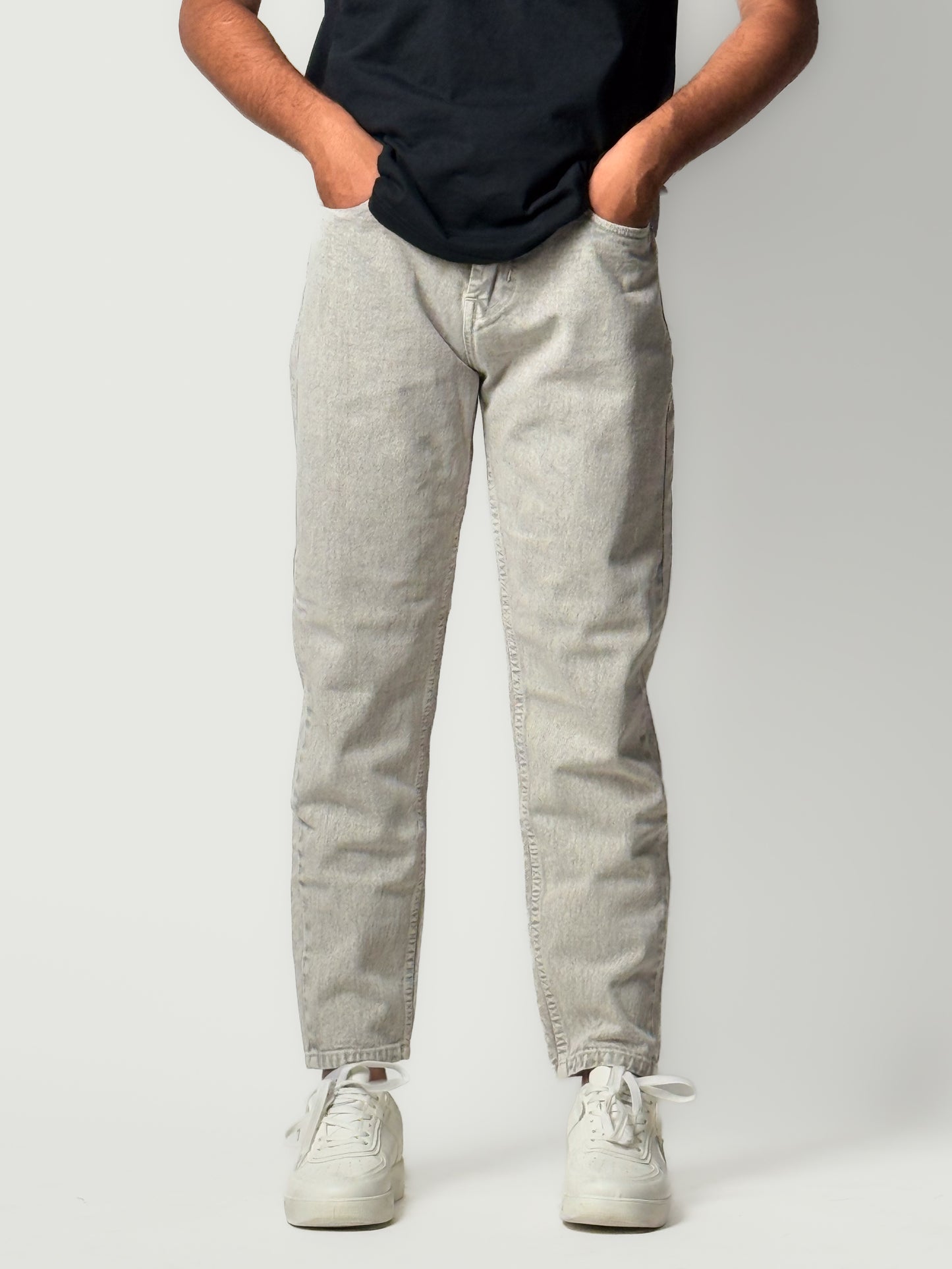 Mom Fit Jean - Beige