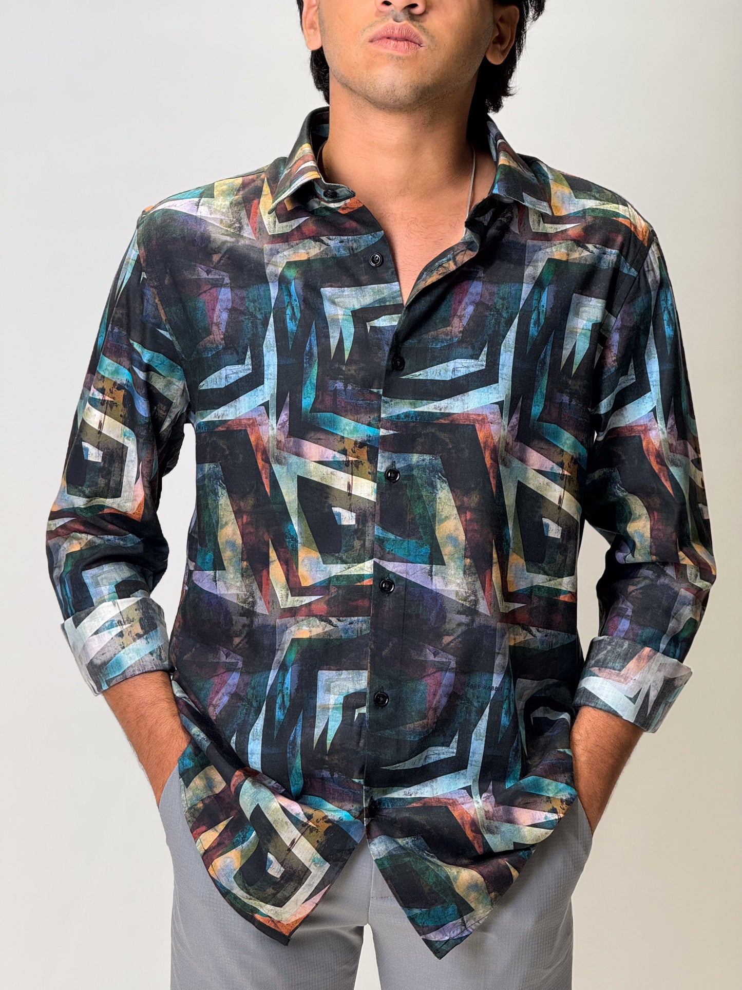 Printed Patterned Shirt - Multicolour